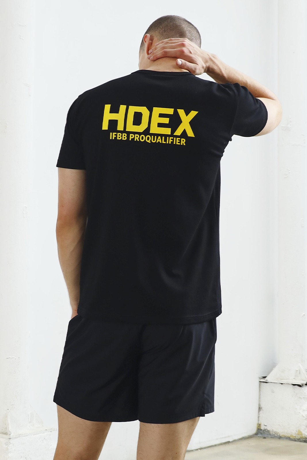 HDEX, IFBB 머슬핏 숏 슬리브