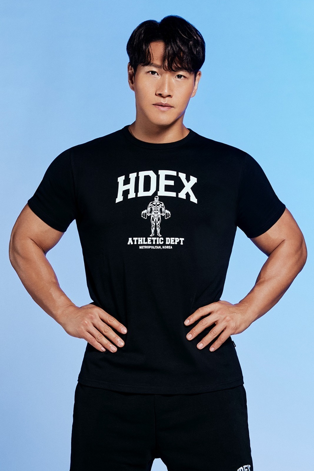 [김종국 PICK] HDEX, 컴프레이션 머슬핏 반팔티